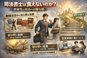 司法書士は食えないのか？将来性と成功への勝ち筋
