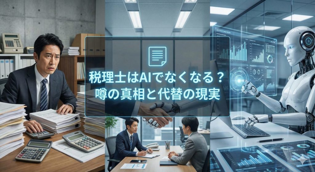 税理士はAIでなくなる？噂の真相と代替の現実