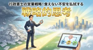 行政書士の営業で食えない不安を払拭する戦略的思考