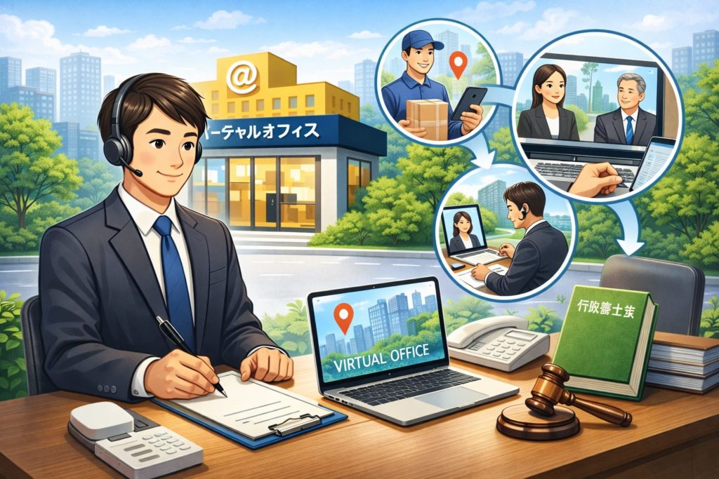 実務で活用する行政書士のバーチャルオフィス利用術