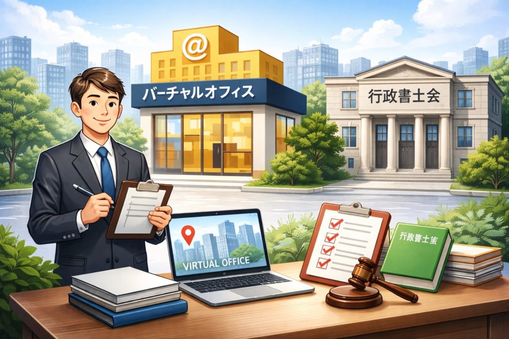 行政書士法に基づく事務所登録とバーチャルオフィスの関係