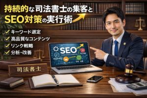 持続的な司法書士の集客とSEO対策の実行術